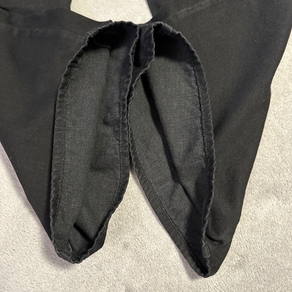 Universal Thread Women's Mid Rise Super Wide Leg Jeans Black Size 2 Button Fly - Picture 3 of 13